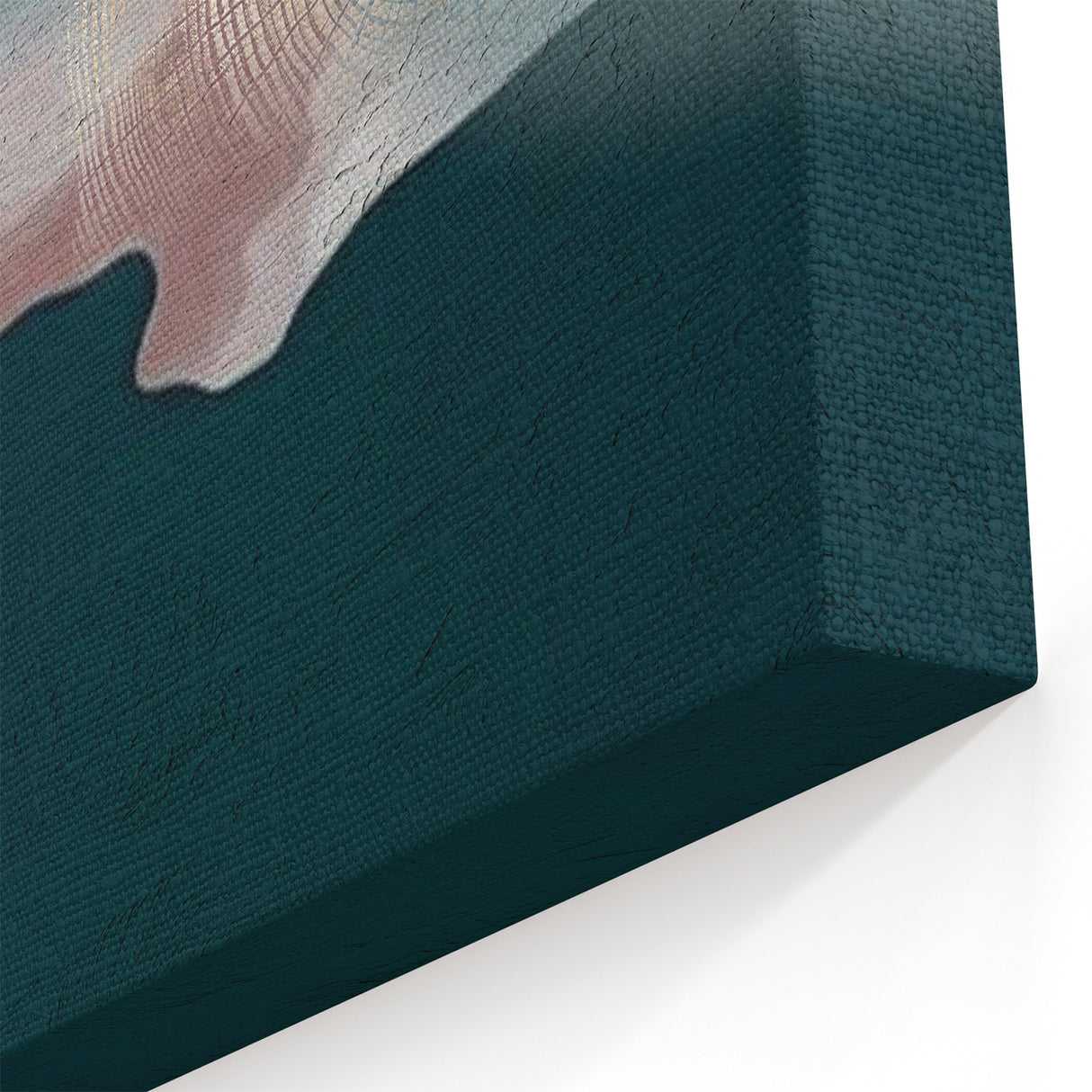 Modern Tree Ring Art - Abstract Earth Tones Canvas Wall Print