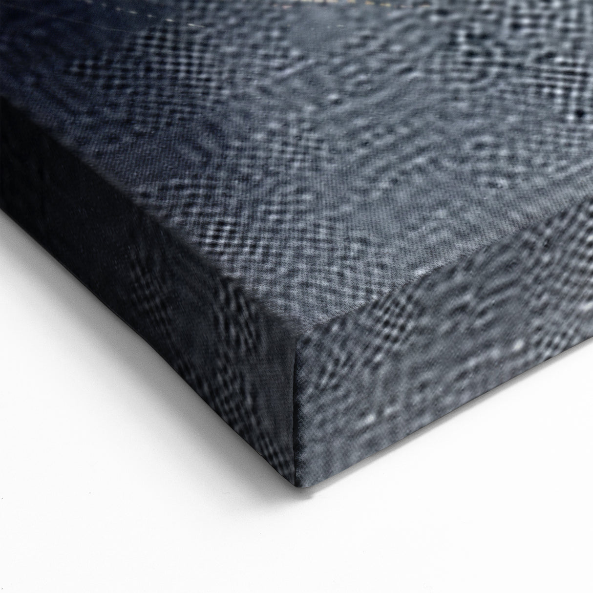 Abstract Tree Ring Art - Modern Metallic and Geometric Canvas Print