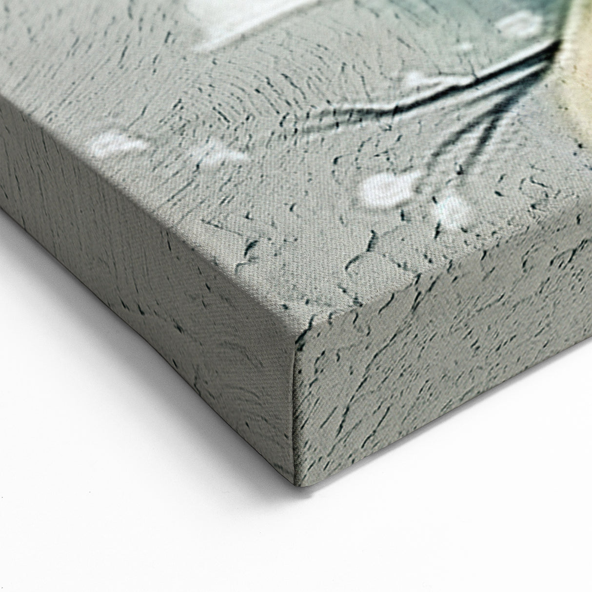 Elegant White Floral Art - Modern Abstract Flower Canvas Print