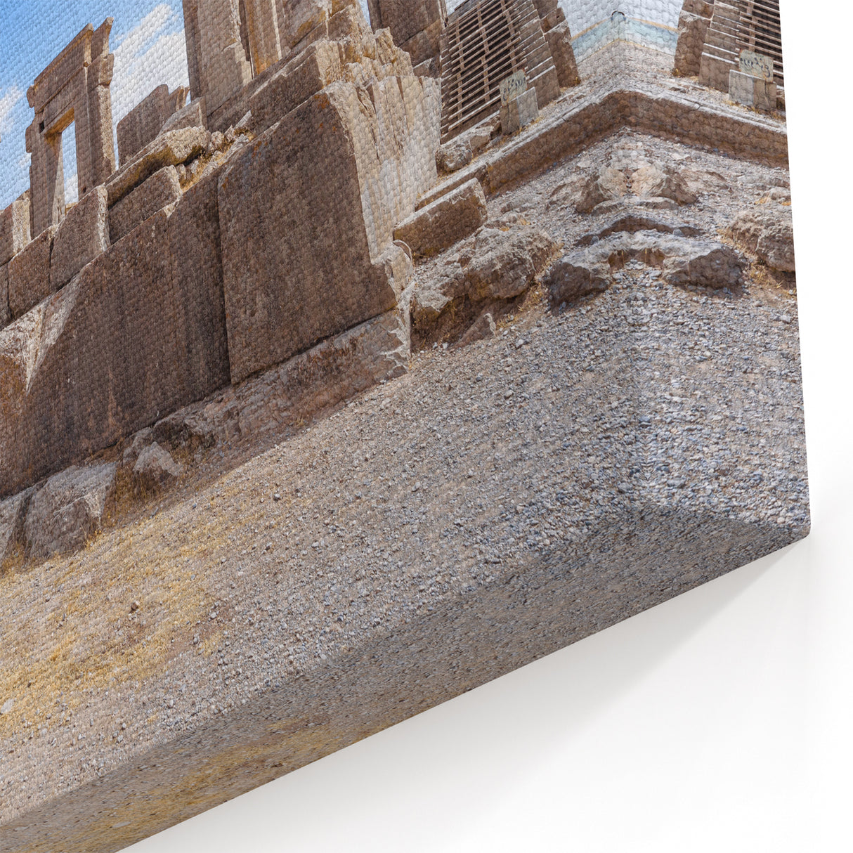 Ancient Ruins Wall Art - Persian Stone Temple Canvas & Framed Prints