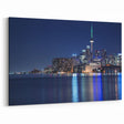 Toronto Skyline at Night | Peaceful Cityscape Reflection Art