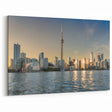 Golden Hour Toronto Skyline Art | Radiant Cityscape Wall Decor