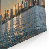 Golden Hour Toronto Skyline Art | Radiant Cityscape Wall Decor