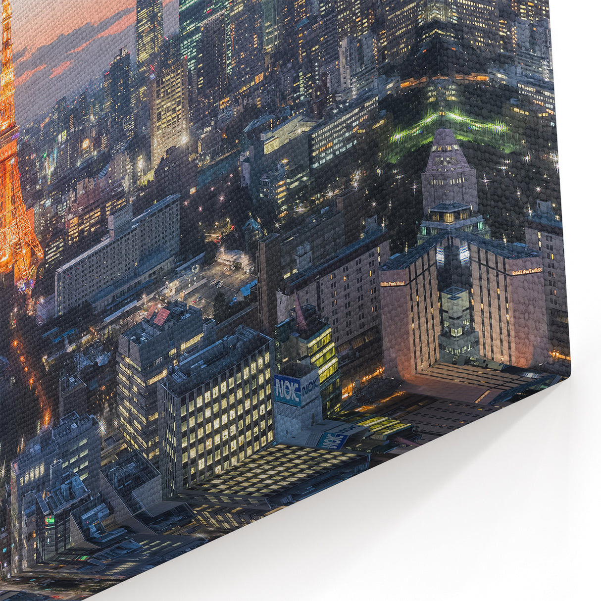 Tokyo Tower at Sunset - Vibrant Cityscape Wall Art for Modern Decor