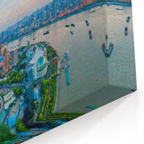 Tokyo Skyline at Sunrise - Dynamic Cityscape Wall Art for Home Decor
