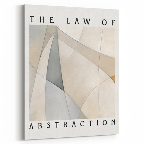 Modern Minimalist Art - Geometric Soft Tones - Contemporary Wall Decor
