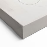 Minimalist Brushstroke Art - Monochrome Abstract Black and White Print