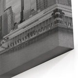 Tampa Skyline Wall Art - Elegant Black and White Cityscape Photography