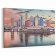 Tampa Skyline Wall Art - Vibrant Sunset Cityscape Photography