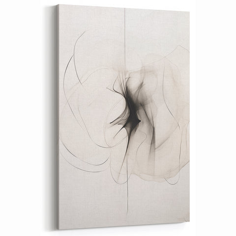 Minimalist Abstract Art - Modern Line Botanical Design - Simple Wall Decor