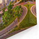 Tampa Skyline Wall Art - Vibrant Sunrise Over Downtown