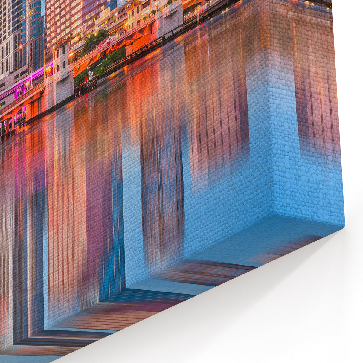 Tampa Skyline Wall Art - Radiant Reflections at Twilight