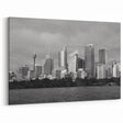 Black and White Sydney Skyline Wall Art - Elegant Cityscape Photography