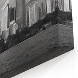 Black and White Sydney Skyline Wall Art - Elegant Cityscape Photography
