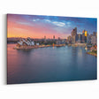 Stunning Sydney Sunrise Skyline Wall Art - Captivating Cityscape Decor
