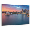 Stunning Sydney Sunrise Skyline Wall Art - Captivating Cityscape Decor