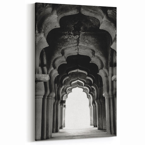 Mughal Arches Wall Art - Elegant Architecture Canvas Print
