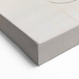 Modern Minimalist Art - Abstract Black, White, and Beige Canvas Print