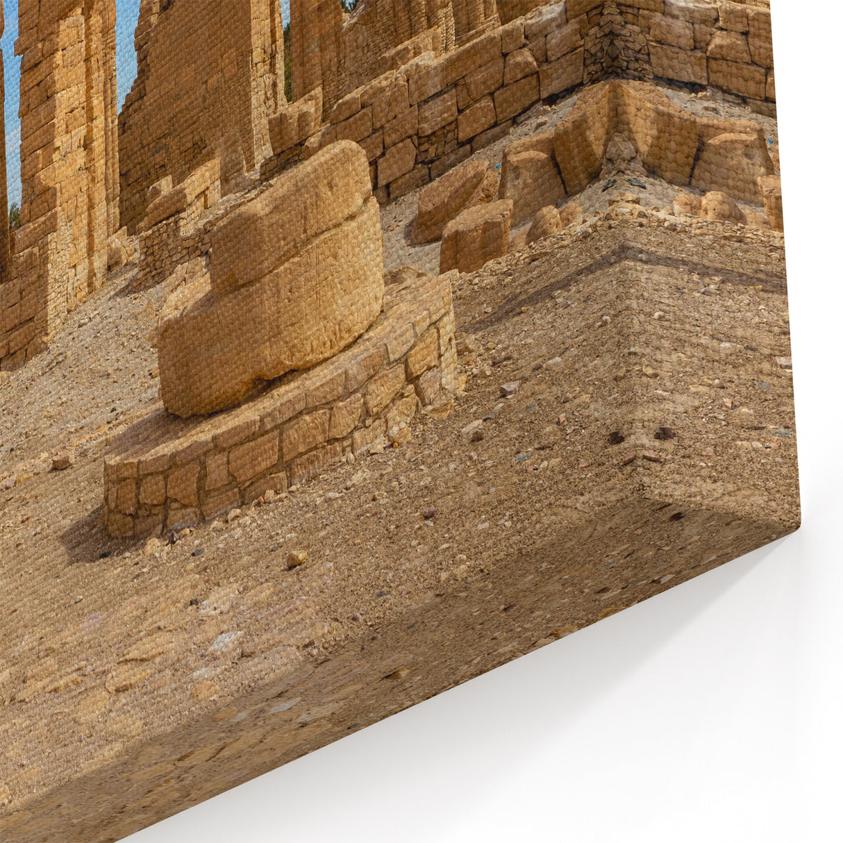 Ancient Egyptian Ruins Wall Art - Desert Temple Canvas & Prints