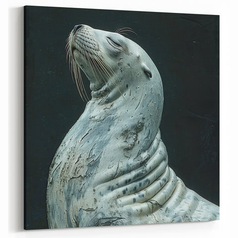 Serene Sea Lion Wall Art - Majestic Marine Life Canvas & Framed Prints