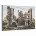 Ancient Ruins Wall Art - Overgrown Castle Remains Canvas & Prints