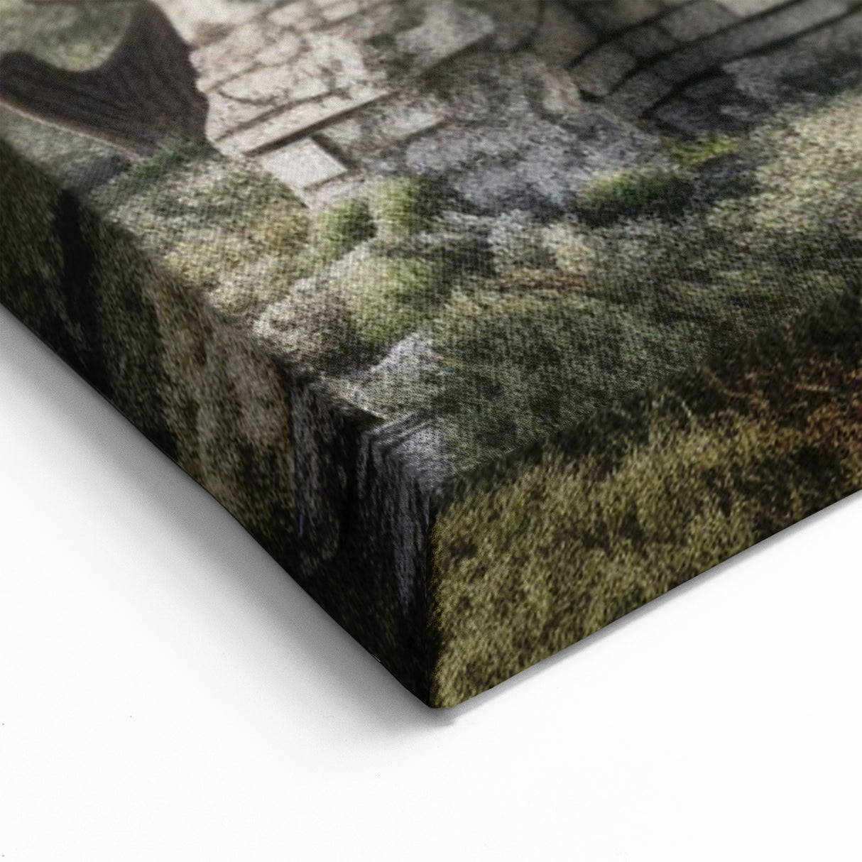 Ancient Ruins Wall Art - Overgrown Castle Remains Canvas & Prints