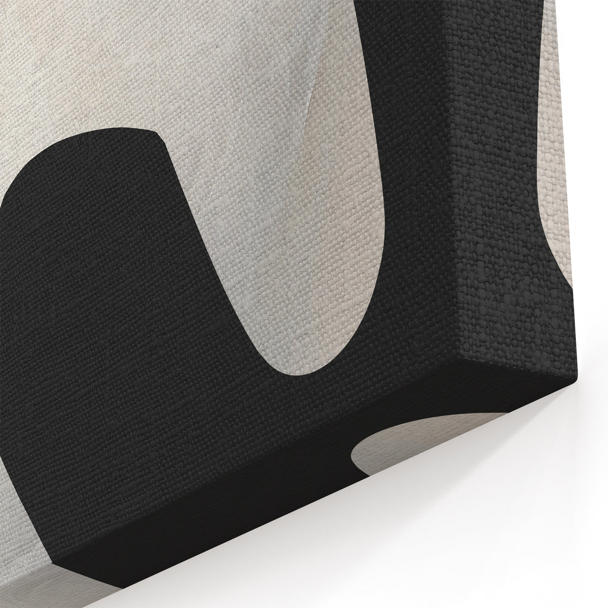 Minimalist Abstract Art | Contemporary Black and White Geometric Wall Decor