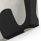 Minimalist Abstract Art | Contemporary Black and White Geometric Wall Decor