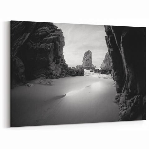 Seaside Arch Wall Art - Coastal Cave Canvas Print