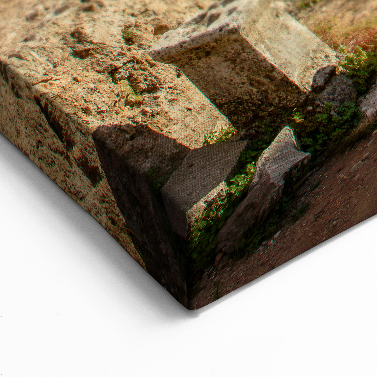 Ancient Ruins Wall Art - Circular Amphitheater at Sunset Canvas & Prints