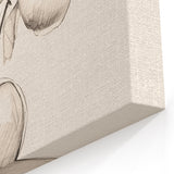 Minimalist Fruit Art - Detailed Apple Sketch - Elegant Wall Decor