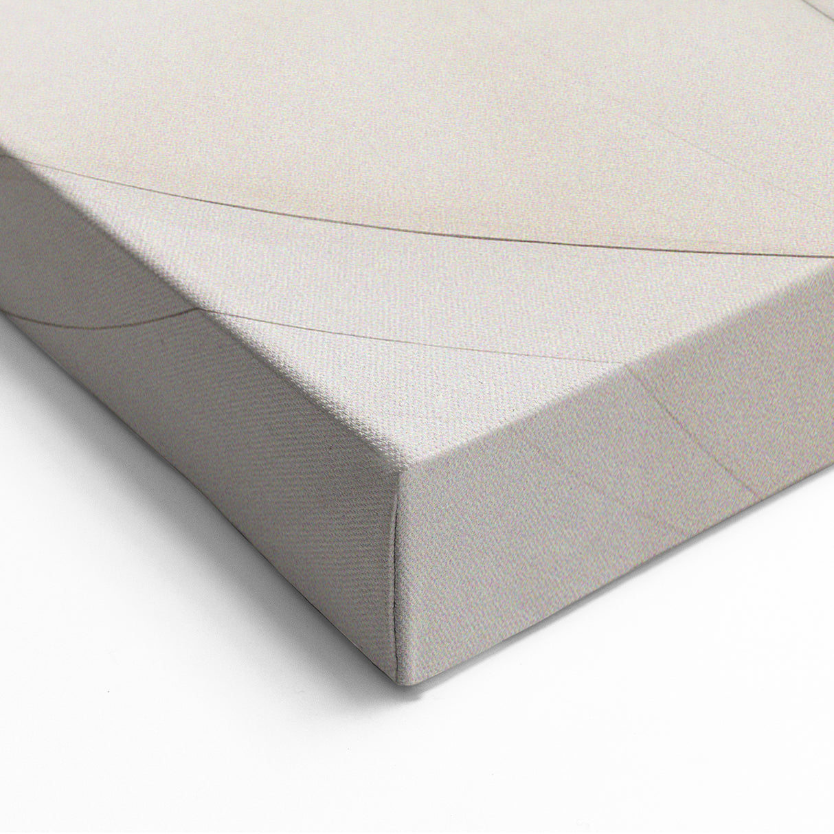 Minimalist Abstract Geometric Art - Subtle Neutral Toned Canvas Print