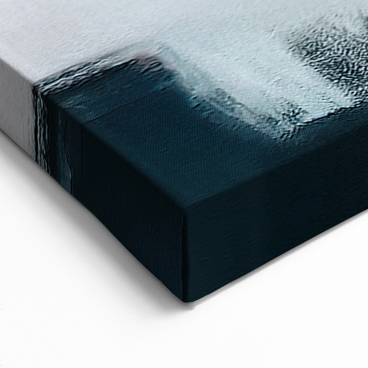 Abstract Line Art with Muted Gray, Teal, and Cream Textured Strokes