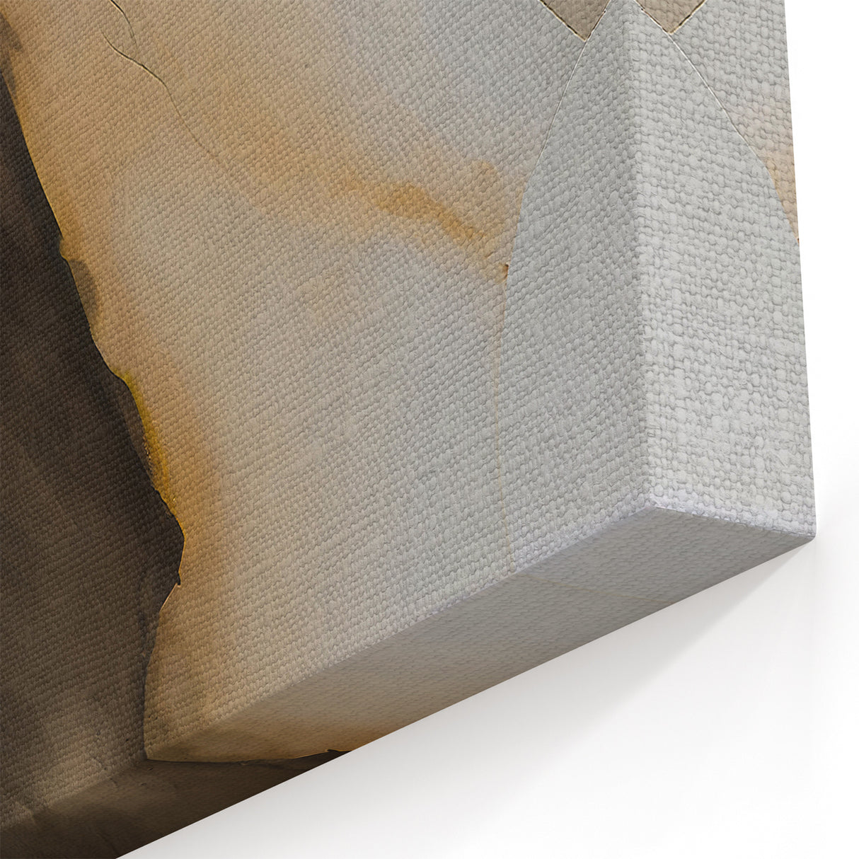 Abstract Line Art with Soft Beige, Cream, and Light Brown Strokes