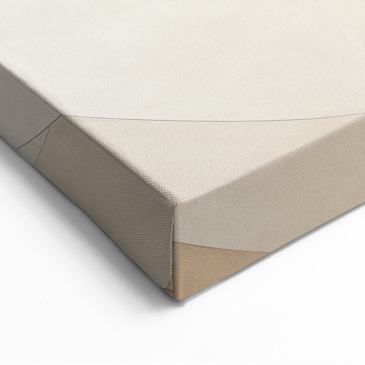 Minimalist Abstract Art - Neutral Geometric Canvas for Modern Interiors