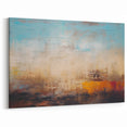 Serene Abstract Landscape with Warm and Cool Tones – Canvas Art