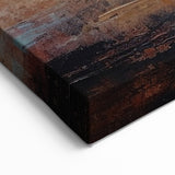 Serene Abstract Landscape with Warm and Cool Tones – Canvas Art