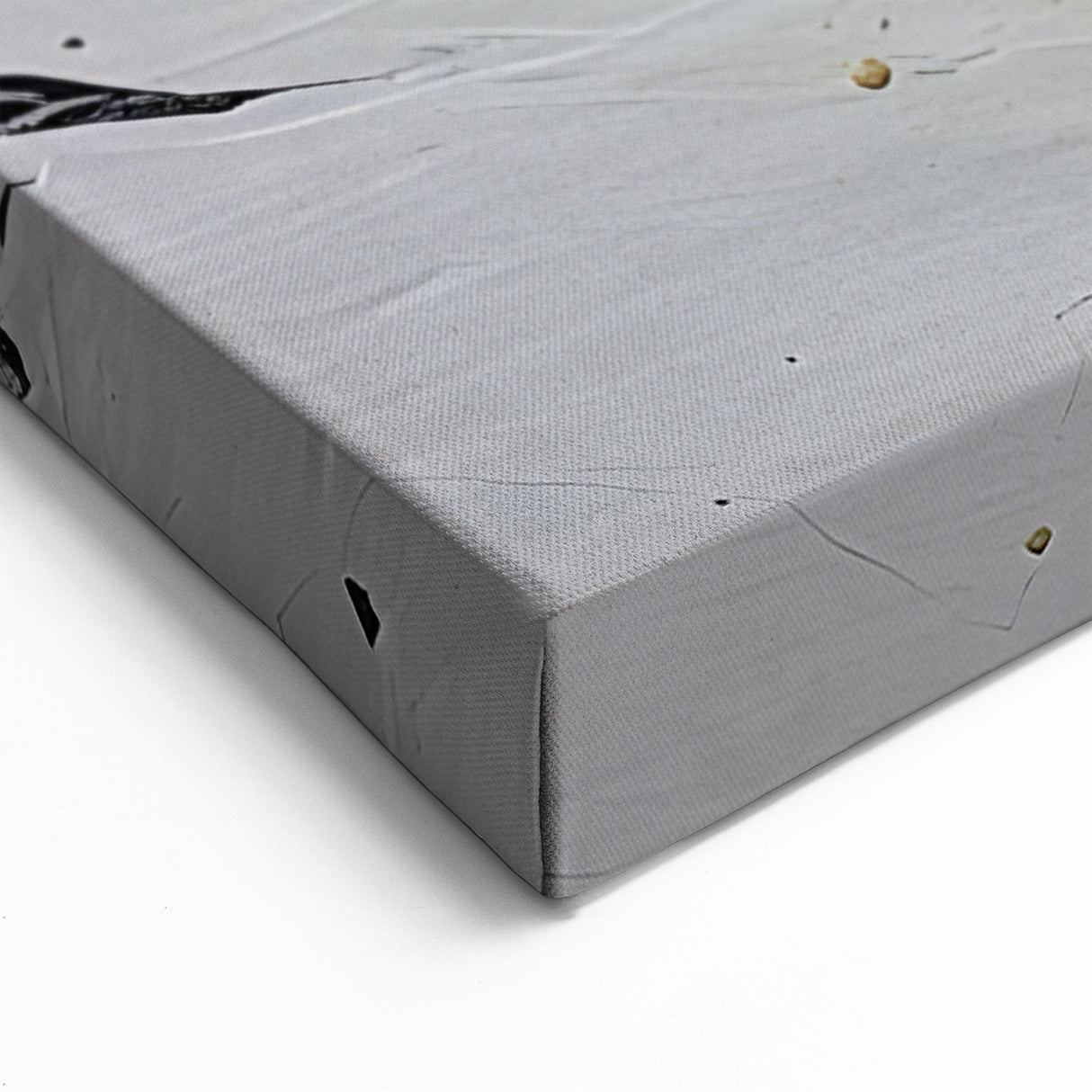 Black, White, and Gold Strokes Abstract Art – Modern Canvas Design