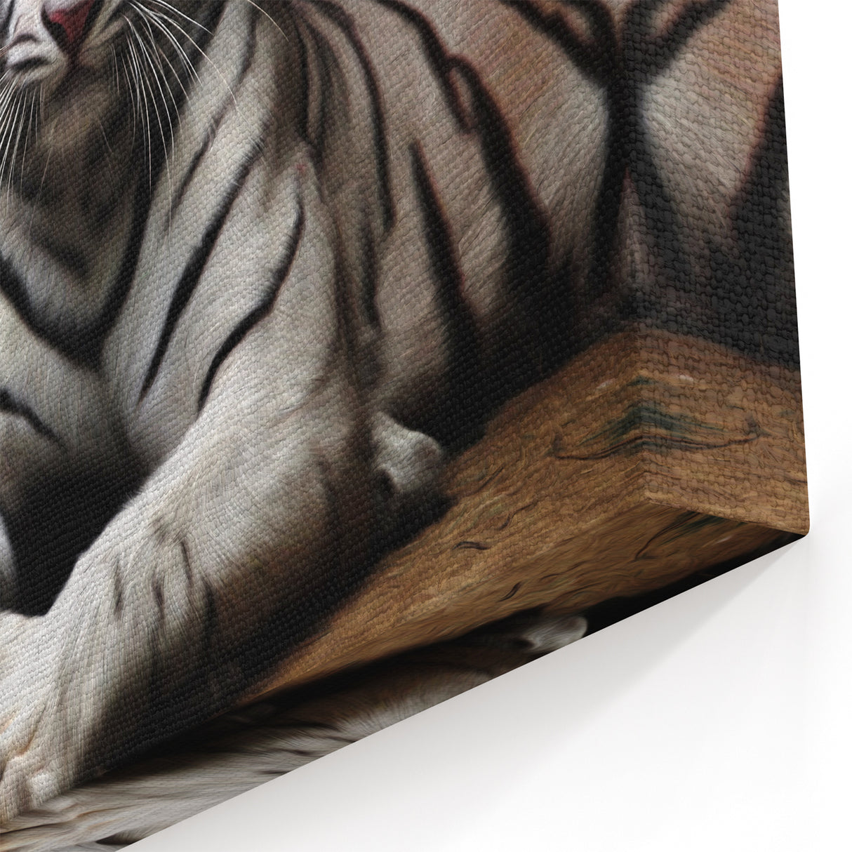 Majestic Tiger Duo Wall Art - Canvas, Framed, Acrylic, and Poster Prints.