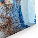 Vibrant Sea Otter Wall Art - Modern Marine Life Canvas & Framed Prints