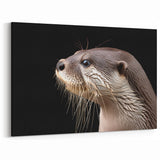 Elegant Sea Otter Wall Art - Wildlife Marine Life Canvas & Framed Prints