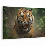 Powerful Tiger Wall Art - Dynamic Jungle Decor in Canvas & Framed Prints.