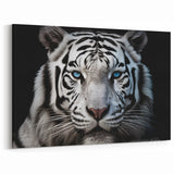 Stunning White Tiger Wall Art - Elegant Wildlife Decor in Canvas & Prints.