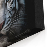 Stunning White Tiger Wall Art - Elegant Wildlife Decor in Canvas & Prints.