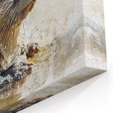 Splashing Sea Otter Wall Art - Vibrant Marine Life Canvas & Framed Prints