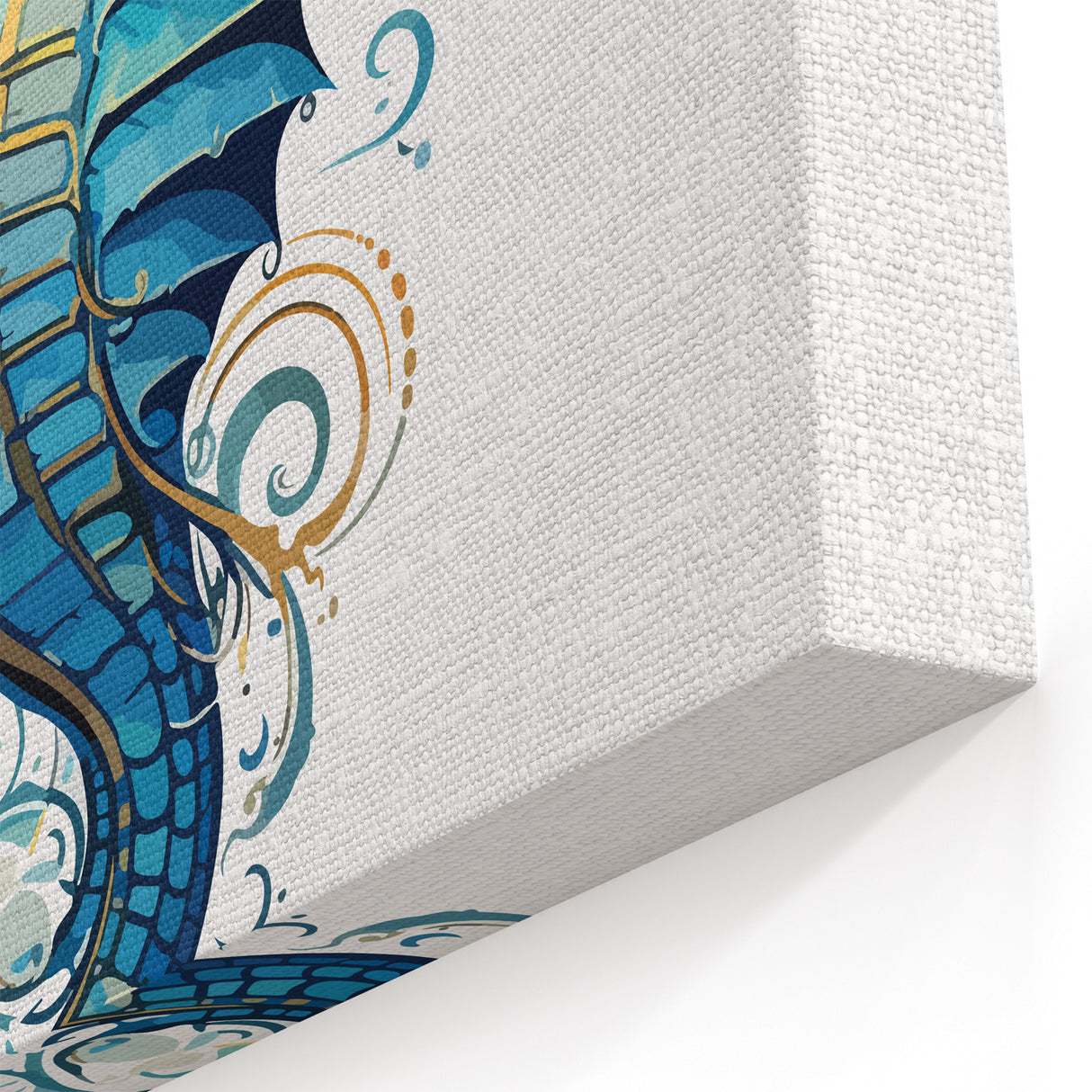 Elegant Seahorse Wall Art - Oceanic Canvas, Framed & Acrylic Glass Print