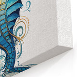 Elegant Seahorse Wall Art - Oceanic Canvas, Framed & Acrylic Glass Print