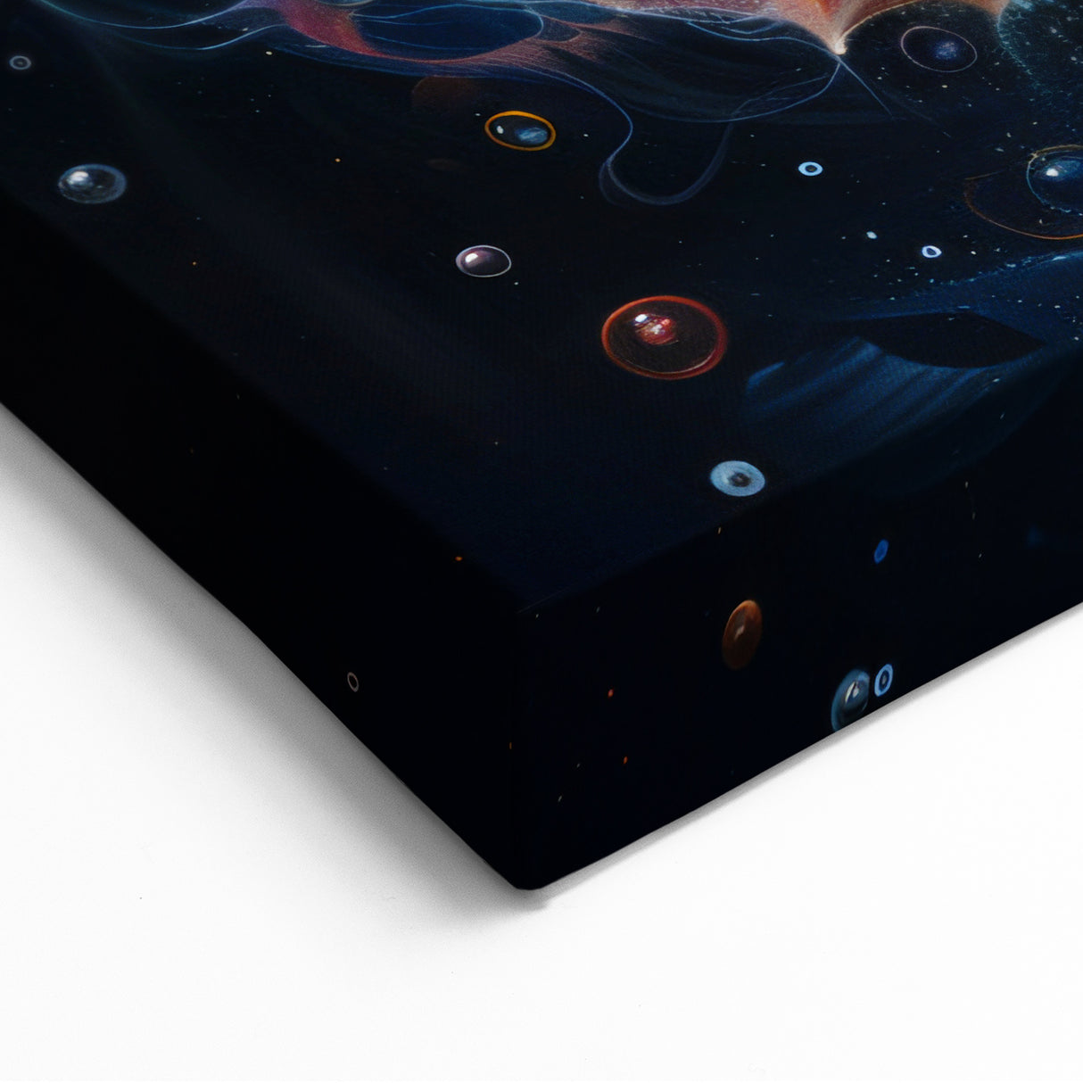 Vibrant Seahorse Wall Art - Fiery Canvas, Framed & Acrylic Glass Print