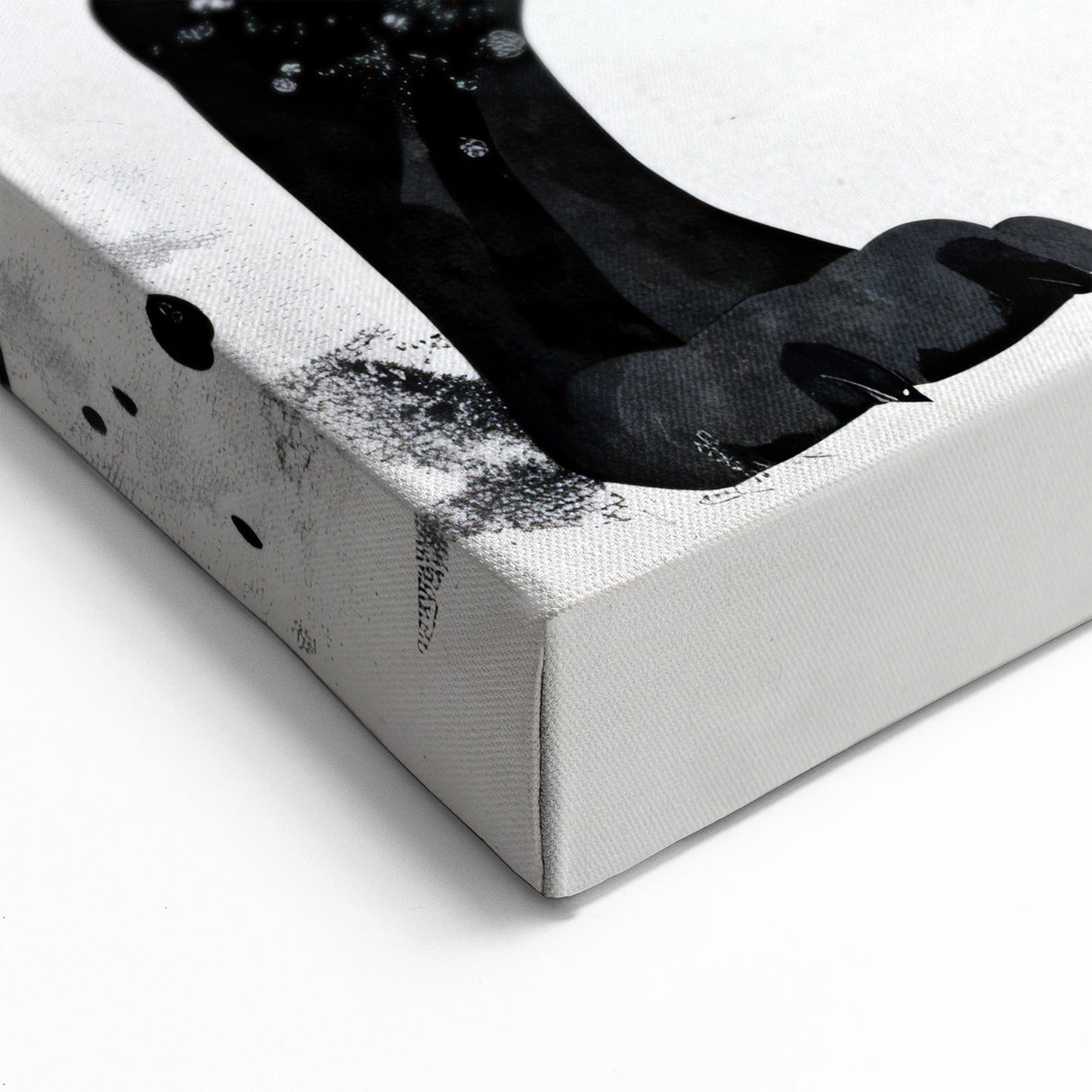 Bold Black Tiger Wall Art - Striking Monochrome Wildlife Decor in Prints.