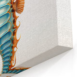 Golden Seahorse Wall Art - Coastal Canvas, Framed & Acrylic Glass Print